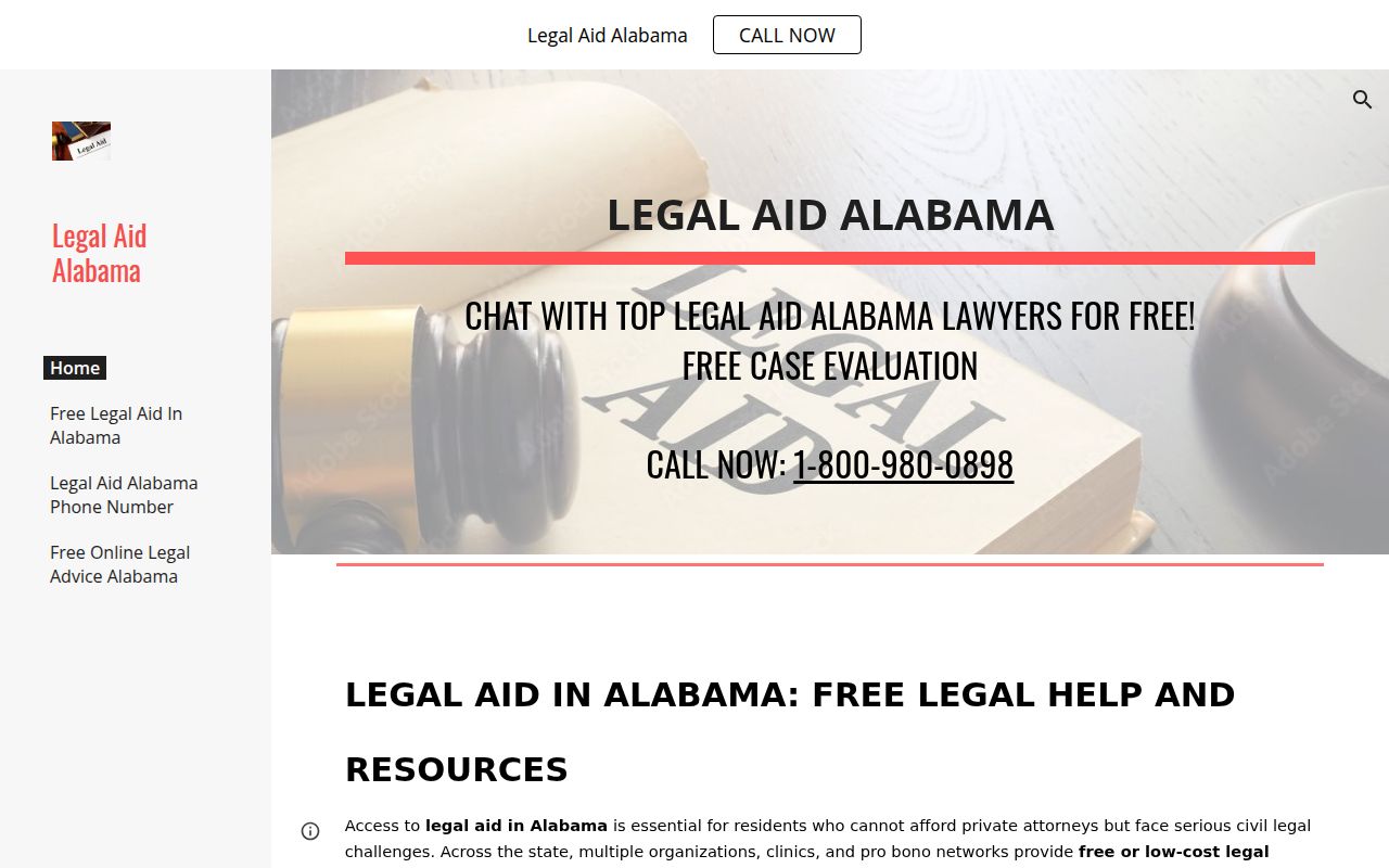 Legal Aid Alabama resources for Birmingham property matters