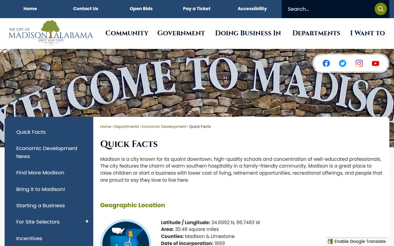 City of Madison information for deed records at Madison County Probate Court