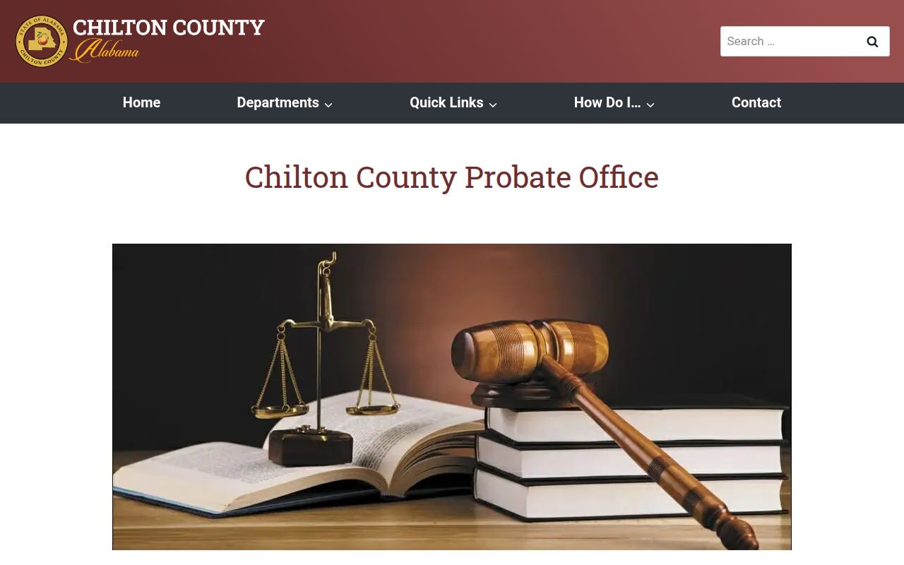 Chilton County Probate Court for deed records in Clanton