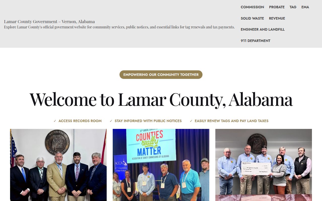 Lamar County Probate Court online deed records portal