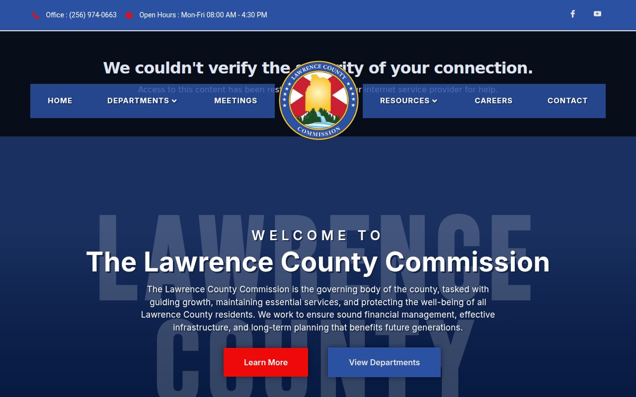 Lawrence County Probate Court in Moulton Alabama