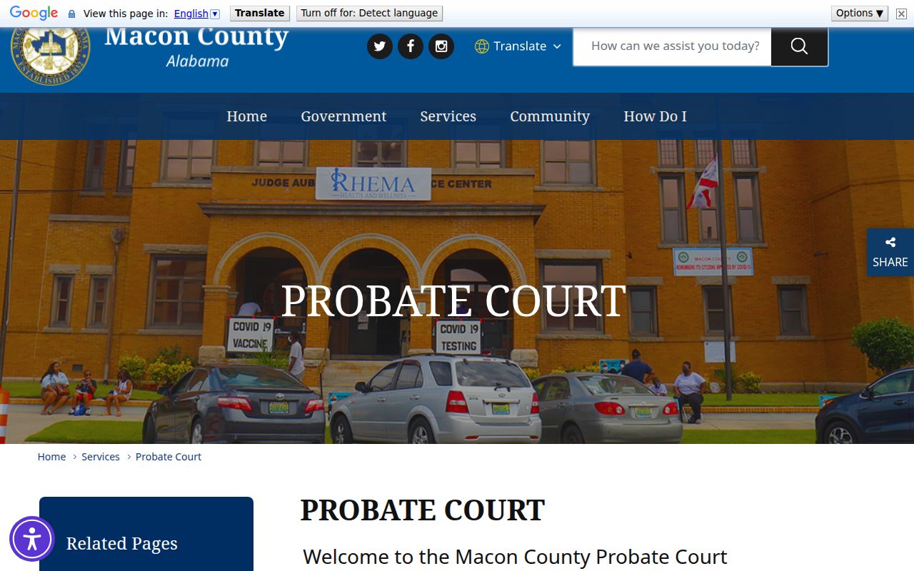Macon County Probate Court deed records search