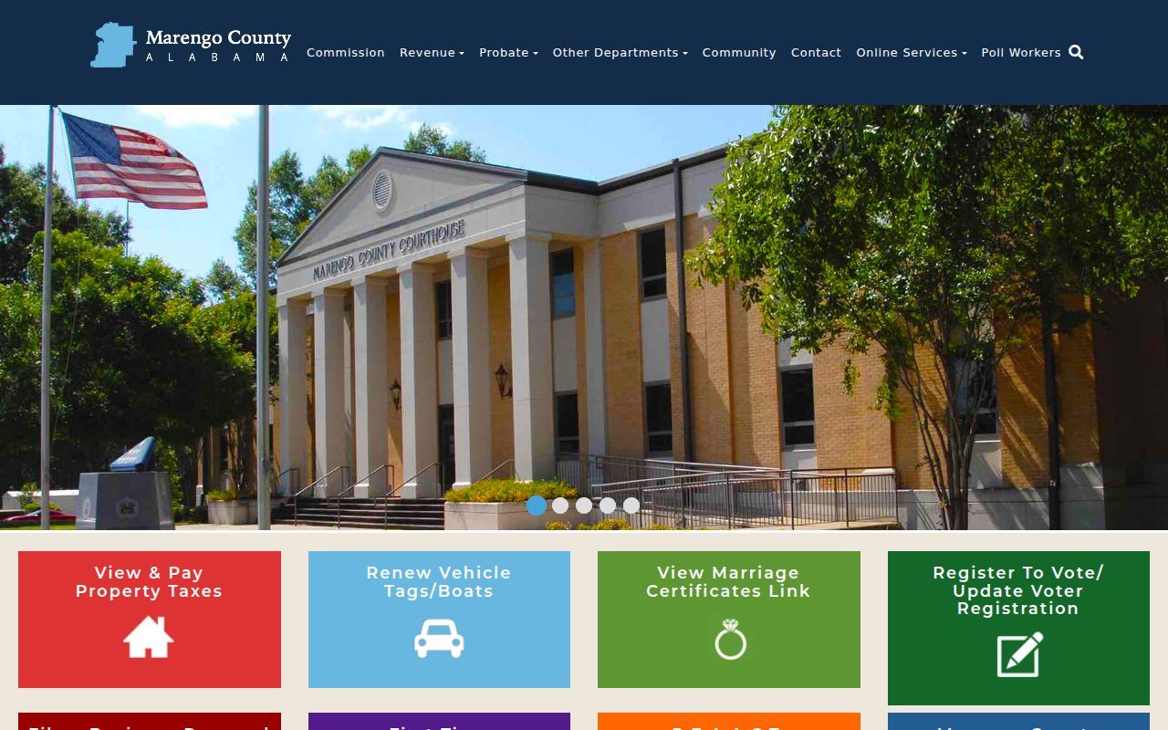 Marengo County Probate Court deed records office