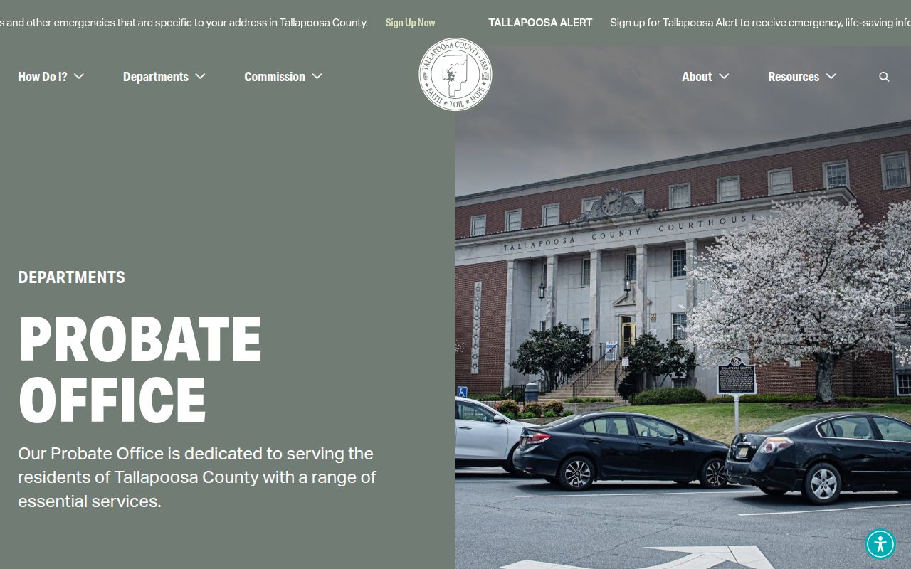 Tallapoosa County Probate Court online deed records portal